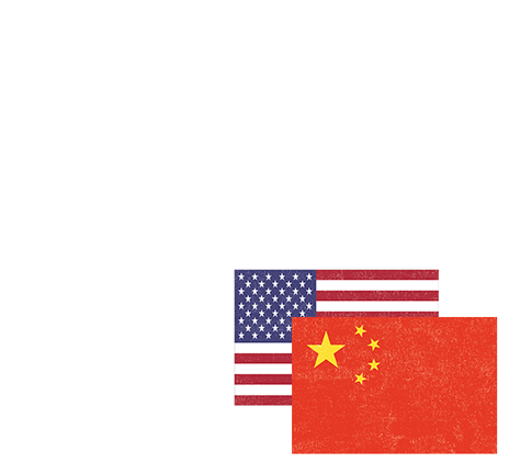 Business optimism split in superpowers