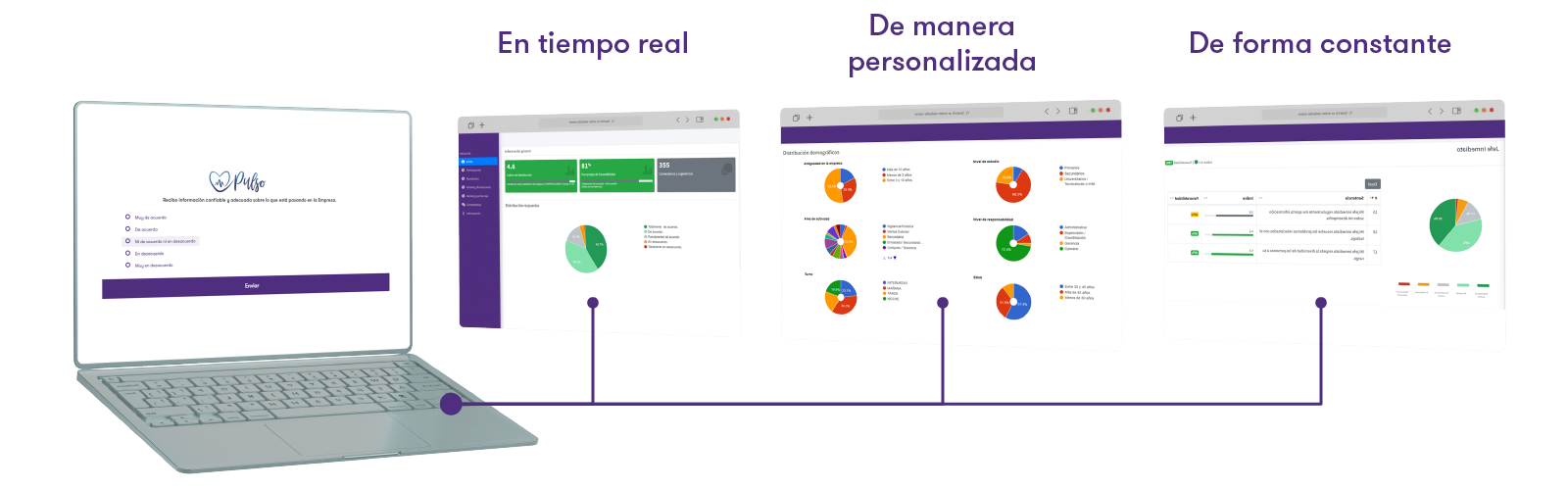 Pulso permite monitorear en tiempo real, de manera personalizada y en forma constante