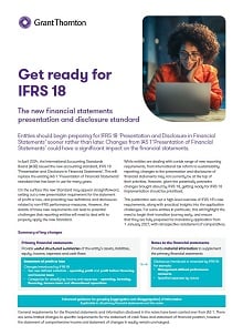 Download "Get ready for IFRS 18"