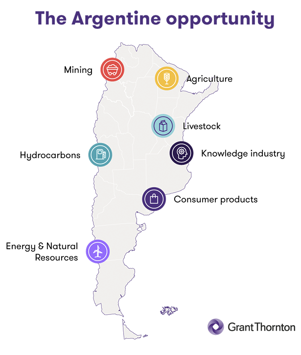 Argentine industry that has the possibility of finding a market in Germany: Mining, agriculture, livestock, hydrocarbons, knowledge industry, consumer products and energy and natural resources
