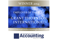 Grant Thonton Employer of the year 2015