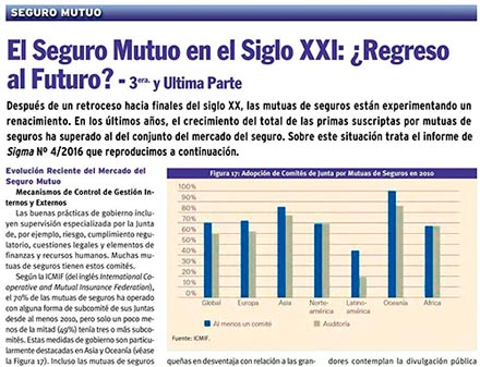 Seguro Mutuo en el siglo XXI