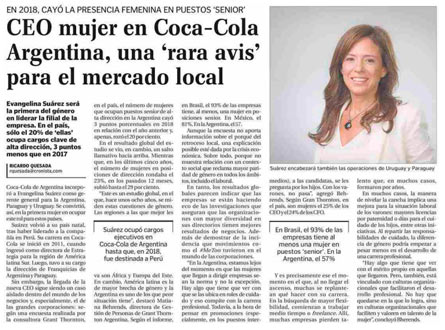 Nota Cronista - CEO Coca-Cola
