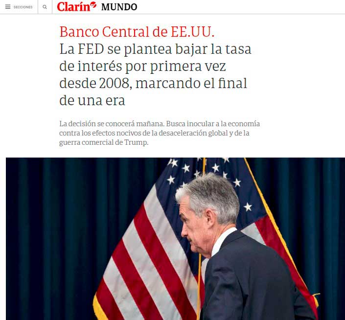 Nota en diario Clarín