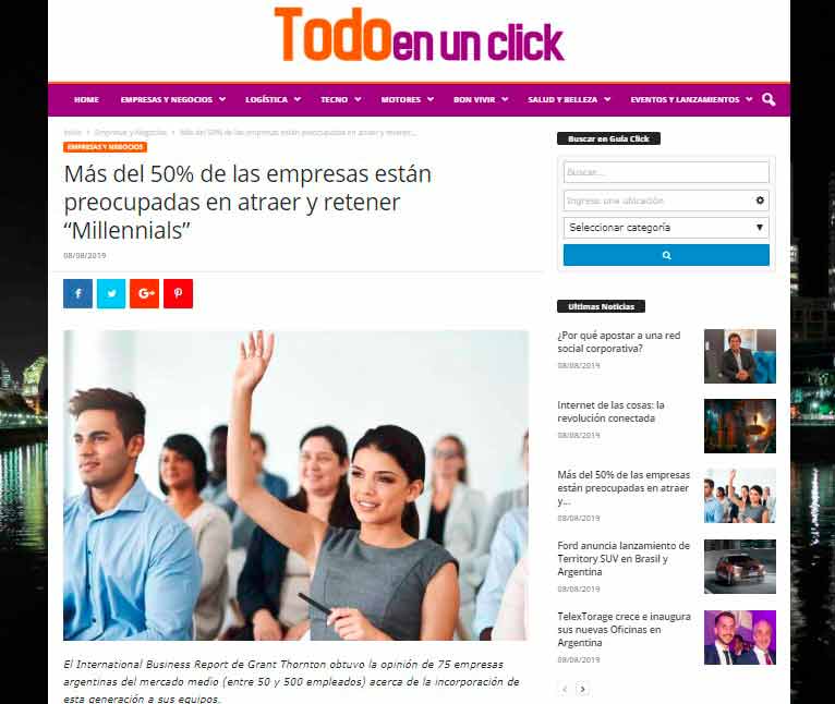 Nota en portal Todo en un click