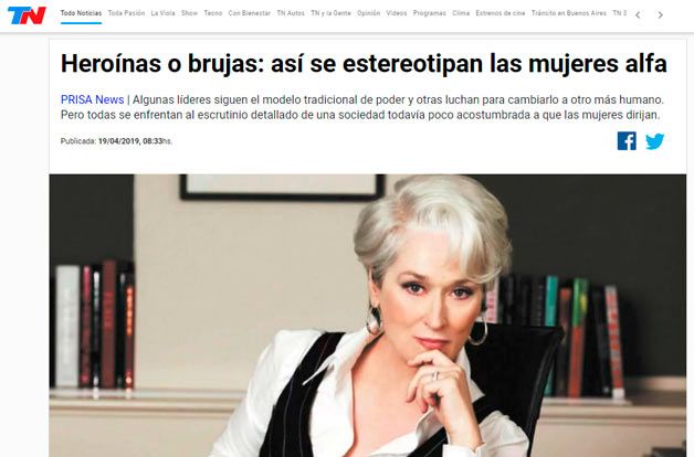 Nota TN - Heroínas o brujas