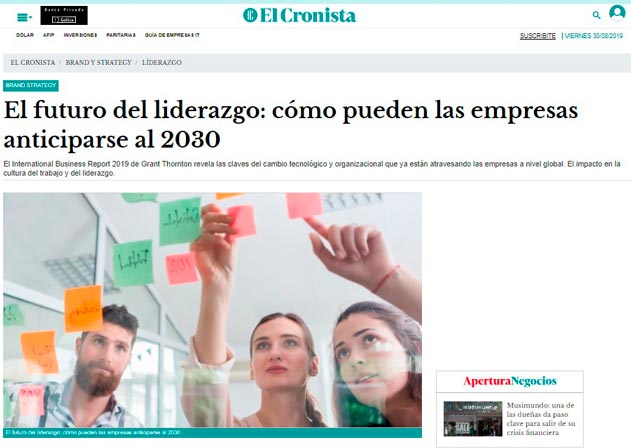 Nota en diario El Cronista