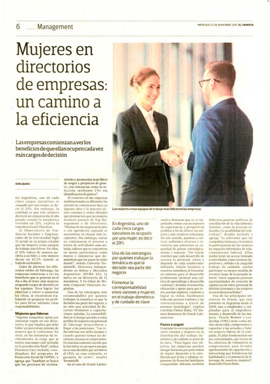 Tapa mujeres en directorios