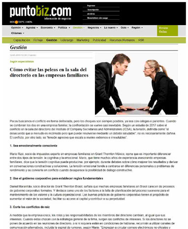 Nota Punto eBiz - evitar las peleas