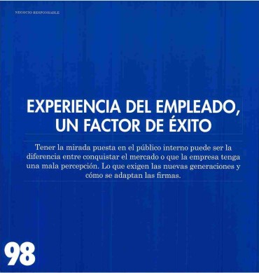 Experiencia del empleado, un factor de éxito