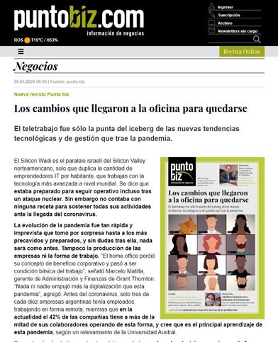 Nota portal Puntobiz