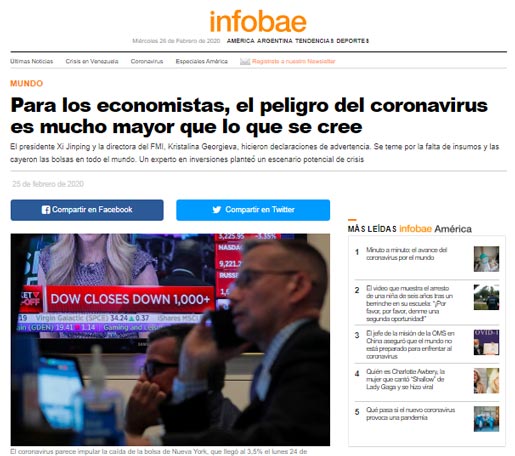 Nota diario Infobae