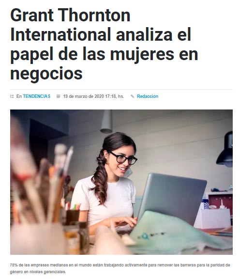 Nota el rol de la mujer