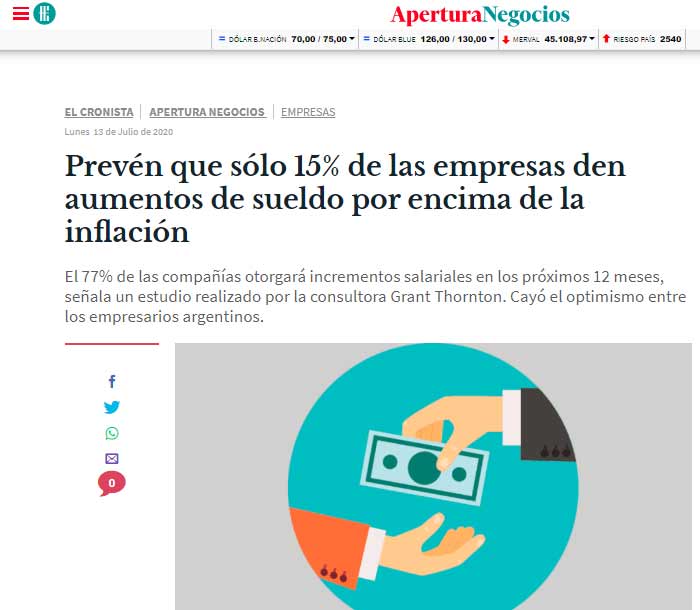 Nota diario Apertura